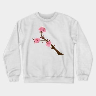 Delicate Branch of a Cherry Tree - Blossom Crewneck Sweatshirt